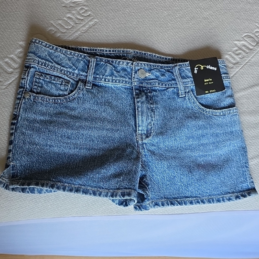Art Class Blue Jean Shorts for Women